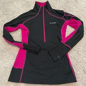 Black and Pink Columbia Pullover Size Small